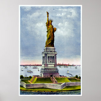 STATUE OF LIBERTY Ives) ~ Poster