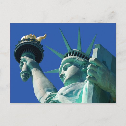 Statue Of Liberty Landmark Vacation Postcards Postkarte (Vorderseite)