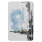 Statue of Liberty Magnet Manhattan NYC Wasserfarbe (Vertikal)