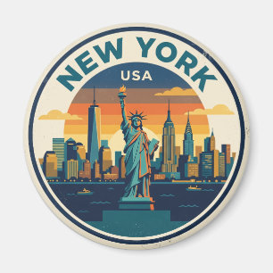 Statue of Liberty National Monument New York State Magnet