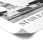 Statue of Liberty New York Arch Foto Print Poster (Ecke)