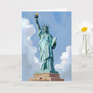 Statue of Liberty New York City Karte