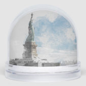 Statue of Liberty New York City – Manhattan Schneekugeln (Vorderseite)