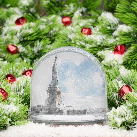 Statue of Liberty New York City – Manhattan Schneekugeln (Weihnachten)