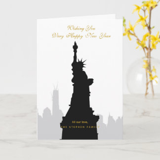 Statue of Liberty & New York Karte