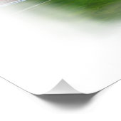 Statue of Liberty playing Soccer on a  Poster (Ecke)