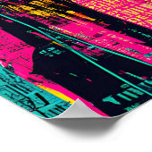 Statue of Liberty Pop Art Poster (Ecke)