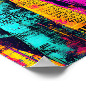 Statue of Liberty Pop Art  Poster (Ecke)
