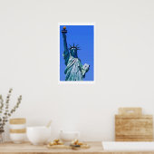 Statue of Liberty Pop Art Poster Printwerbung (Küche)
