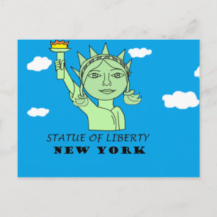 STATUE OF LIBERTY POSTKARTE