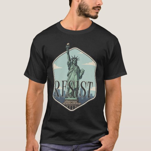 Statue of Liberty Resist T-Shirt (Vorderseite)