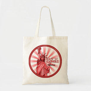 Statue of Liberty Rot USA-Tragetasche Tragetasche