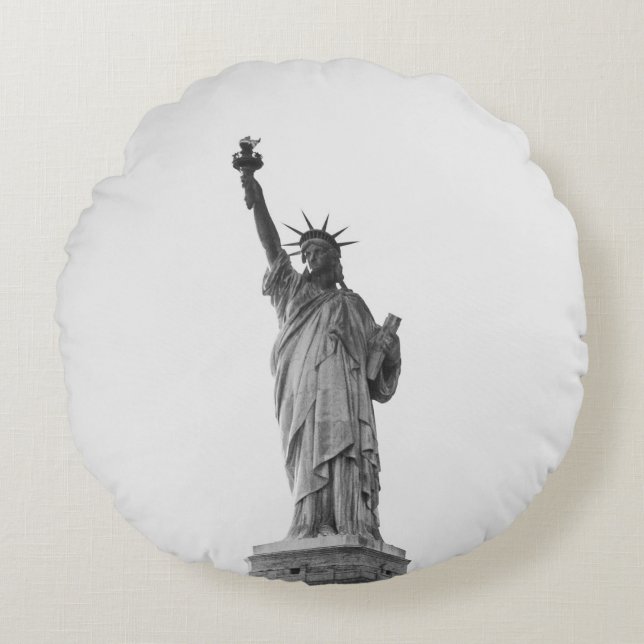 STATUE OF LIBERTY RUNDES KISSEN (Vorderseite)