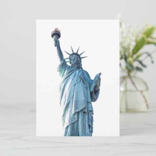 Statue of liberty   save the date (Stehend Vorderseite)