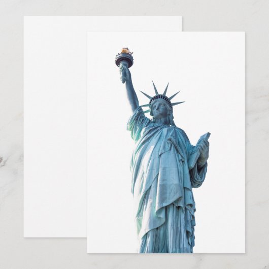 Statue of liberty   save the date (Vorne/Hinten)