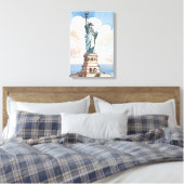 Statue Of Liberty | Sehenswürdigkeit Leinwanddruck (Insitu (Schlafzimmer))