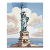 Statue Of Liberty | Sehenswürdigkeit Poster (Vorderseite)