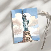 Statue Of Liberty | Sehenswürdigkeit Postkarte