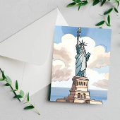 Statue Of Liberty | Sehenswürdigkeit Postkarte