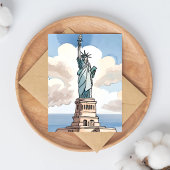 Statue Of Liberty | Sehenswürdigkeit Postkarte