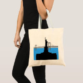 Statue of Liberty Silhouette New York Skyline Tragetasche (Vorderseite (Produkt))