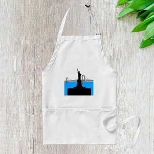Statue of Liberty Silhouette New Yorker Skyline Schürze