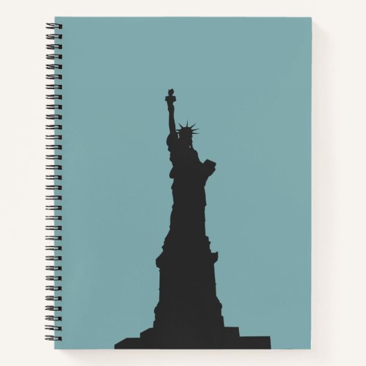 Statue of Liberty Spiral Notebook Notizblock (Vorderseite)