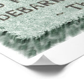 STATUE OF LIBERTY - T JEFFERSON QUOTE - FIREARMS POSTER (Ecke)