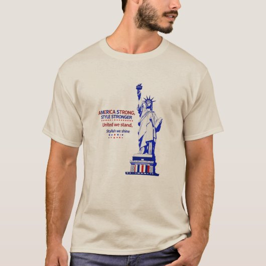 Statue of Liberty T-Shirt - Amerika stark (Vorderseite)