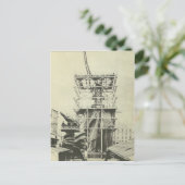 Statue of Liberty Test-Build in Frankreich Postkarte (Stehend Vorderseite)