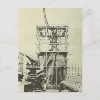 Statue of Liberty Test-Build in Frankreich Postkarte