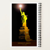 Statue of Liberty Travel Notebook Notizblock (Rückseite)