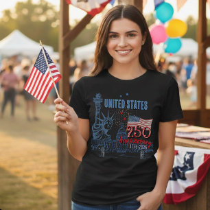 Statue of Liberty USA 250-Jahres-Jubiläum  Tri-Blend Shirt