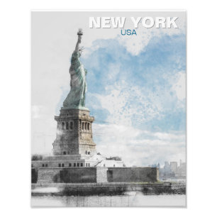 Statue of Liberty USA Feiertag – Manhattan NYC  Fotodruck
