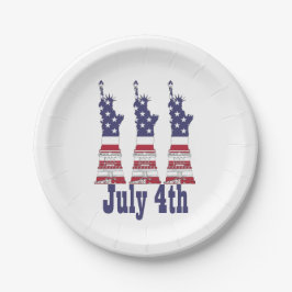 Statue of Liberty, USA Flag, 4. Juli Teller