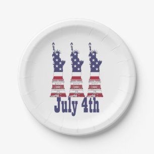 Statue of Liberty, USA Flag, 4. Juli Teller