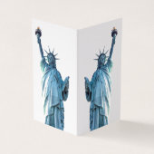 Statue of liberty  visitenkarten (Vorderseite)