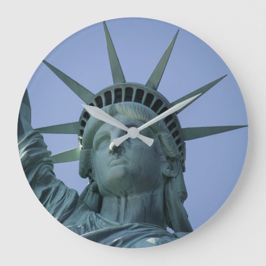 Statue of Liberty wall clock Große Wanduhr (Vorderseite)