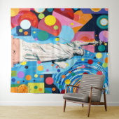 Statue of Liberty Wandteppich (Beispiel (Horizontal))