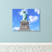 STATUE OF LIBERTY WRAPPING LEINWANDDRUCK (Insitu (Holzboden))