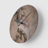 Statue of Saint John the Baptist Runde Wanduhr (Winkel)