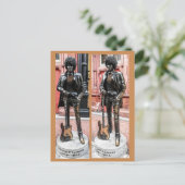 Statue Phil Lynott, Dublin, Irland Postkarte (Stehend Vorderseite)