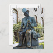 Statue Postkarte (Vorne/Hinten)