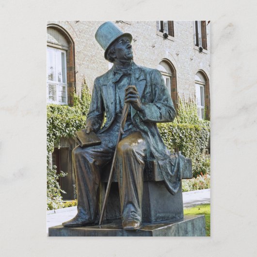 Statue Postkarte (Vorderseite)