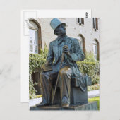 Statue Postkarte (Vorne/Hinten)