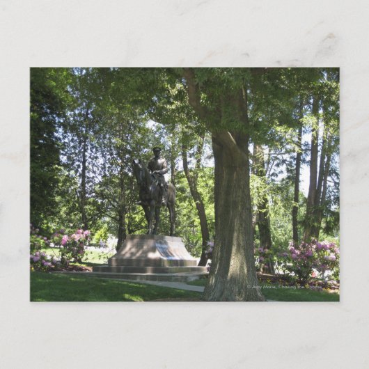 Statue Postkarte (Vorderseite)