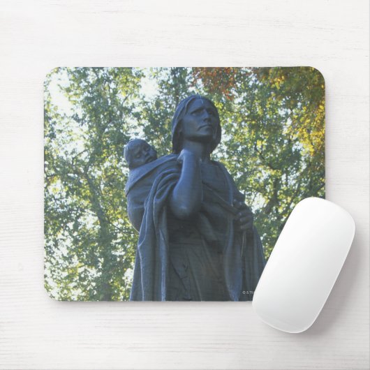 "Statue Sacagawea und ihr Sohn, Führer auf der Mousepad (Mit Mouse)