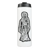 Statue Santa Muerte Thermosbecher (Vorderseite)