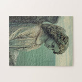 Statue Serene Angel mit Patina Puzzle (Horizontal)