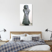 Statue Sesostris III im mittleren Alter Leinwanddruck (Insitu (Schlafzimmer))